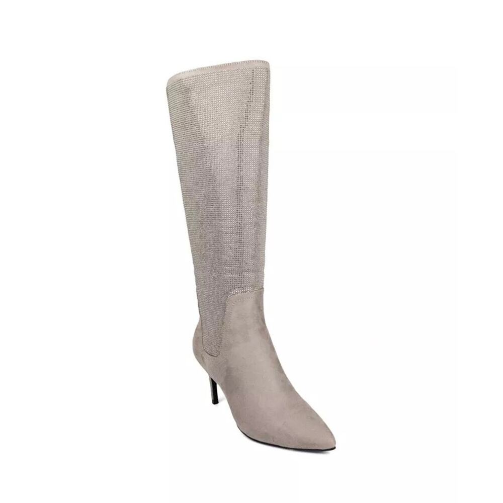 Women's Jones New York Martin Heeled Knee High Boots Gray US 10 M new
